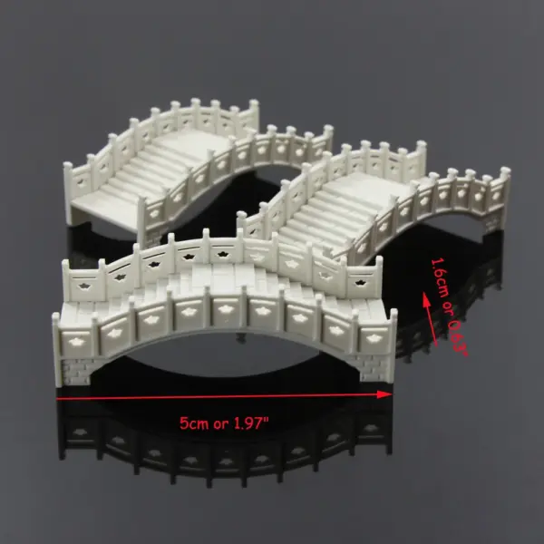 3pcs GY30 Plastic Arch Bridges for Models - Image 8