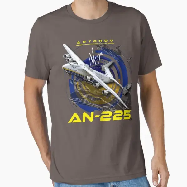 Antonov AN225 Mriya Cargo Aircraft T-Shirt - Image 13