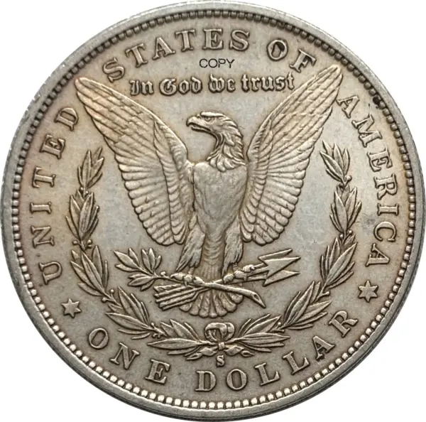 Morgan Silver Plated Commemorative Coin Set - Image 6