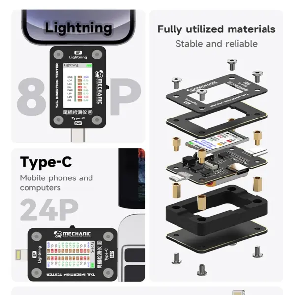 Mechanic T-824SE Mobile Phone Current Tester - Image 2