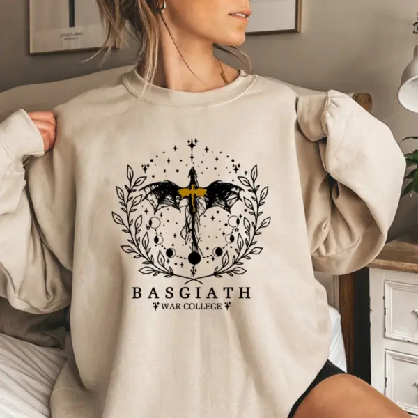 Fourth Wing War College Women's Sweatshirt - Image 7