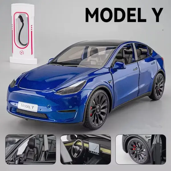 1:24 Alloy Model Y 3 S SUV Diecast Car - Image 30
