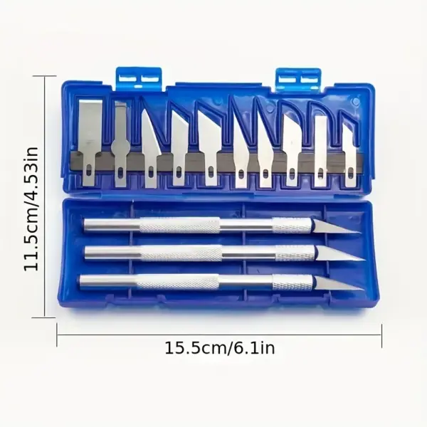 13-Piece Metal Carving Knife Set - Image 5