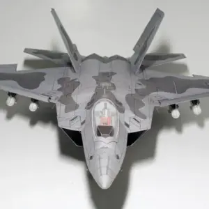 F22 Raptor Stealth Fighter Paper Model Kit