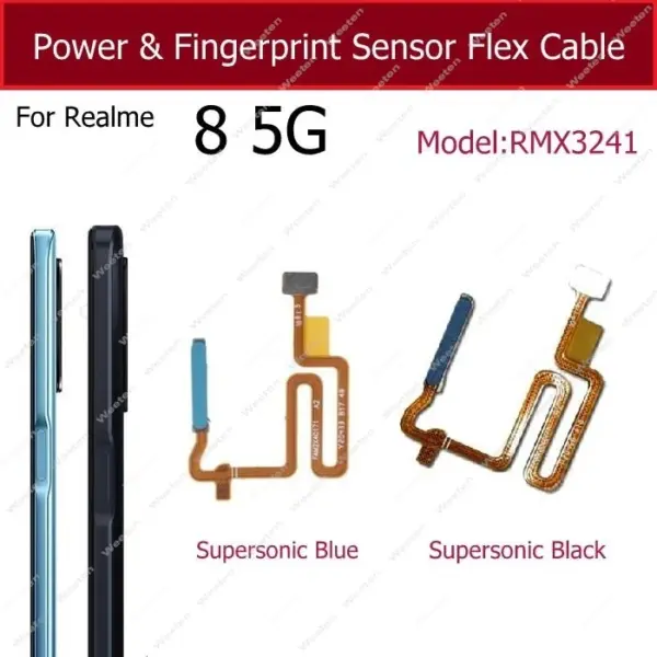 Realme Fingerprint Sensor Flex Cable for 7 8S 9Pro - Image 4