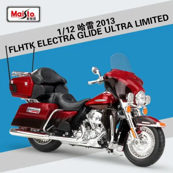 Maisto 1:12 Harley-Davidson Diecast Motorcycle Model - Image 11