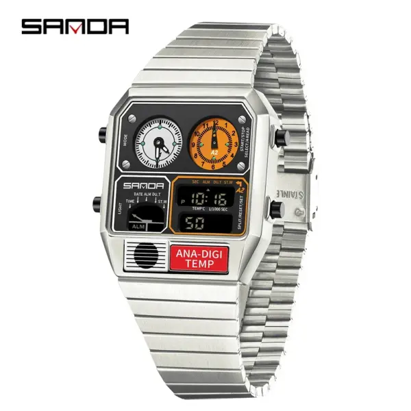 SANDA 3192 Digital Thermometer Stopwatch Watch - Image 7