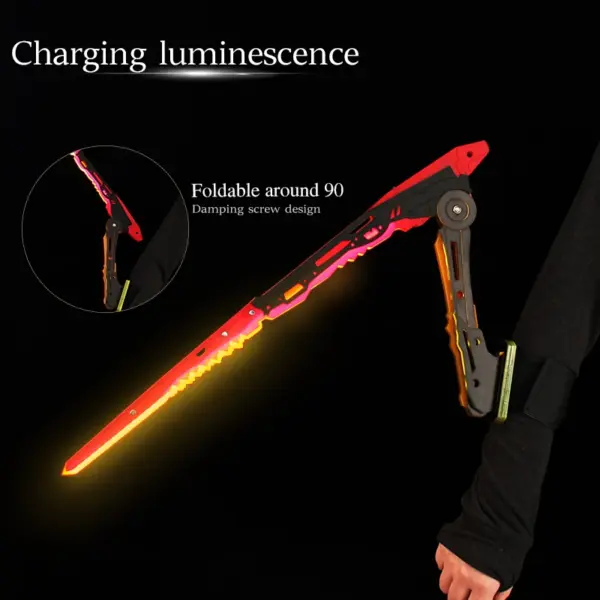 Cyberpunk Luminous Folding Mantis Knife 54cm - Image 3
