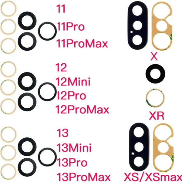iPhone X XS Max XR Rear Camera Lens Kit - Image 2