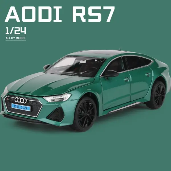 1:24 Audi RS7 Coupe Metal Diecast Model - Image 10
