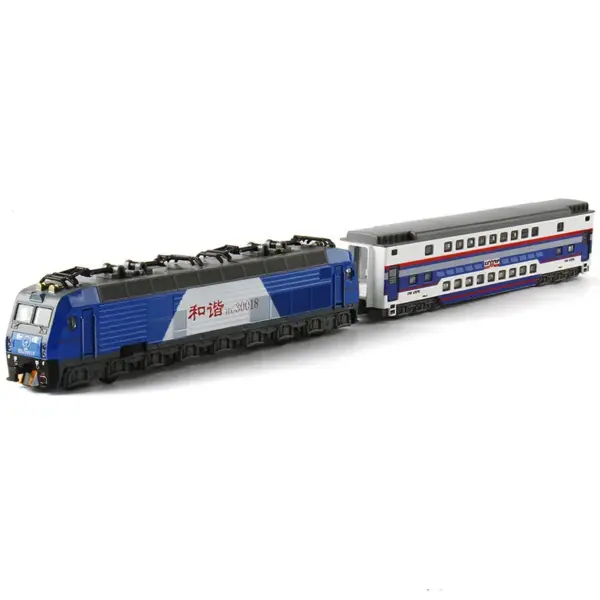1:87 Alloy Double Deck Train Model - Image 3