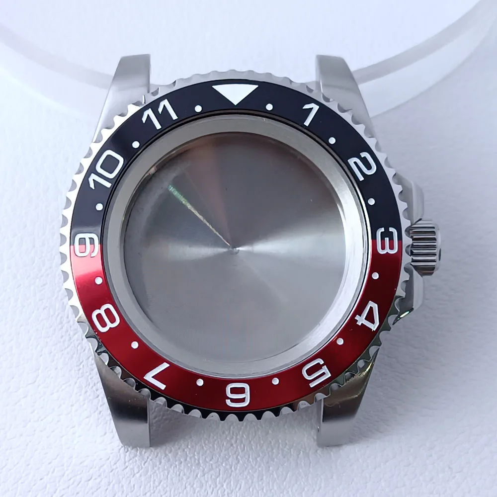 40.5mm Stainless Steel GMT Watch Case NH35/NH36 139 40.5mm Stainless Steel GMT Watch Case NH35/NH36 - Image 139