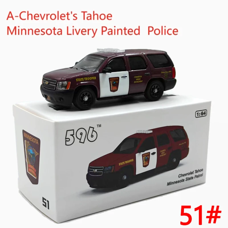 1:64 Ford Taurus/Chevrolet Tahoe Police Model 8 1:64 Ford Taurus/Chevrolet Tahoe Police Model - Image 8