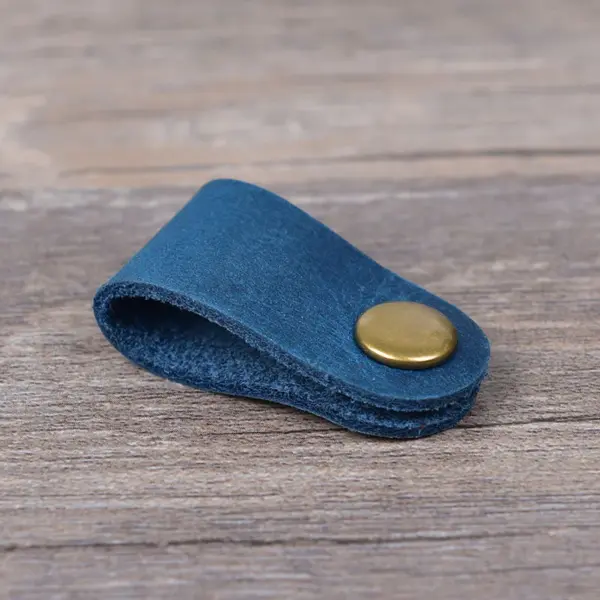 Genuine Leather Earphone Cable Winder Organizer - Image 6