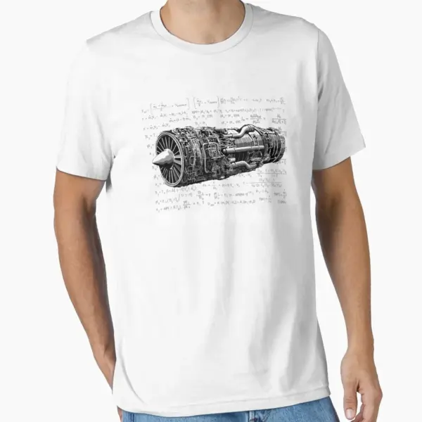 Engineer Themed Cotton T-Shirt for Men - Image 13