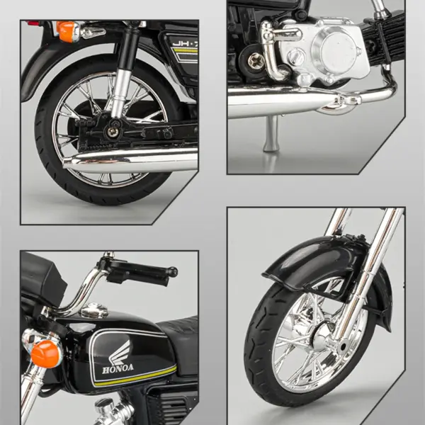 1/10 Scale JiaLing JH-70 Diecast Motorcycle Model - Image 3