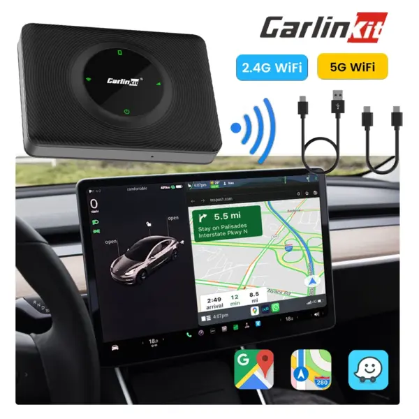 Wireless CarPlay Adapter for Tesla Models - Image 2