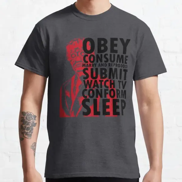Vintage Alien Graphic T-Shirt for Men - Image 7