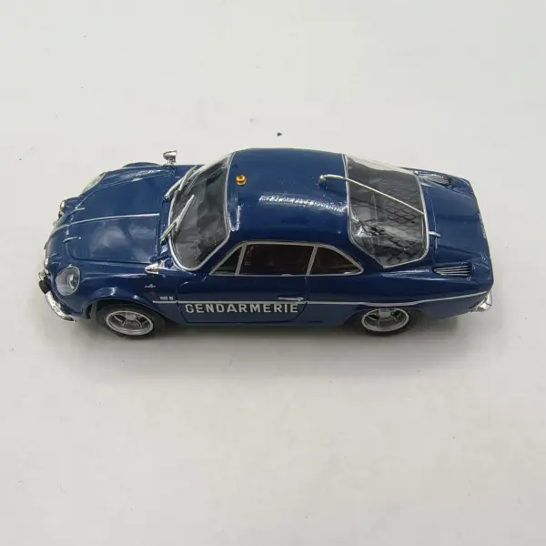 Diecast 1:43 Alpine A110 Classic Police Model - Image 3