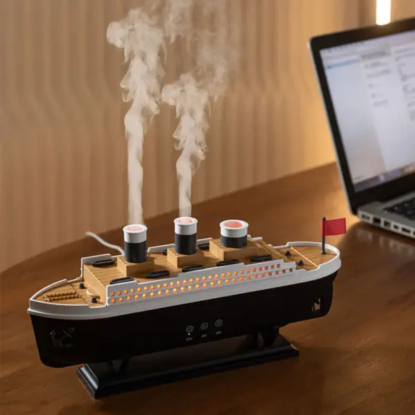 250ml Ocean Liner Aroma Humidifier with Remote - Image 6