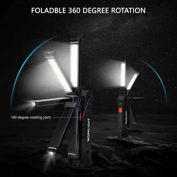 Rechargeable LED Camping Flashlight with Magnet - Image 6