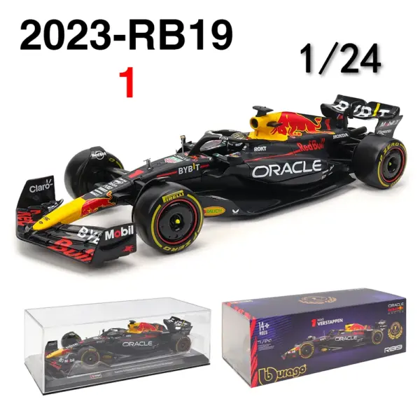 Bburago 1:24 F1 Ferrari Red Bull Model Car - Image 7