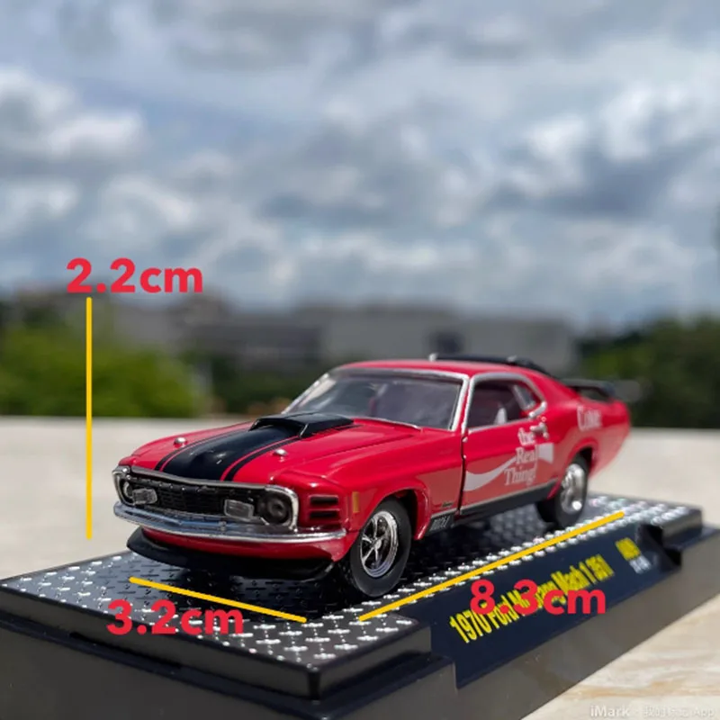 1970 Ford Mustang Mach 1 Diecast Model 1:64 6 1970 Ford Mustang Mach 1 Diecast Model 1:64 - Image 6