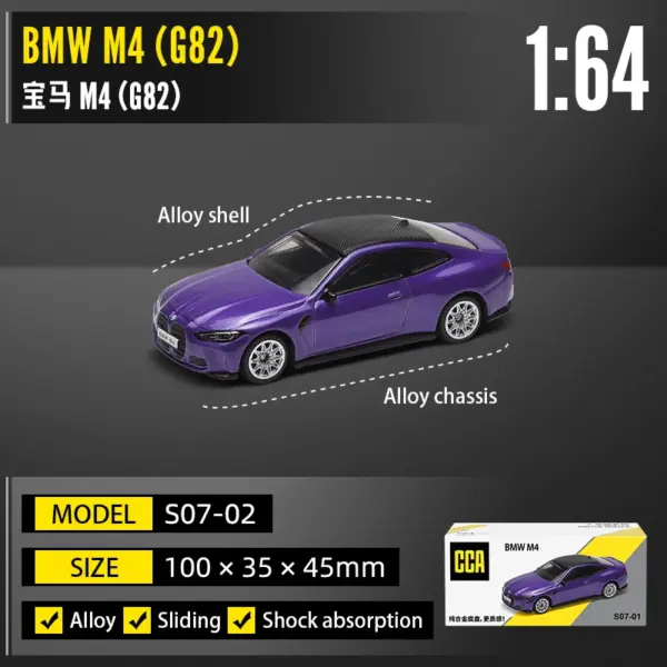 1:64 BMW M4 GT3 Diecast Model Car - Image 34