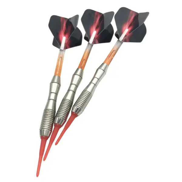 3pcs Soft-tip Darts Set 17g Blue Green Red - Image 6
