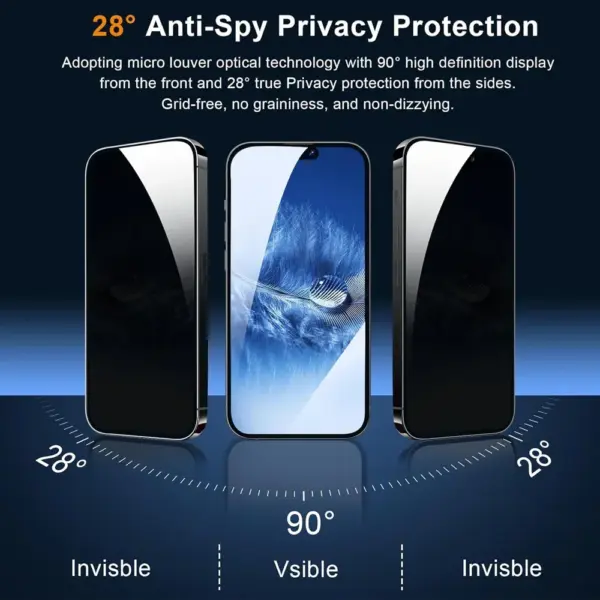 iPhone 11 12 13 14 15 16 Pro Privacy Glass - Image 3