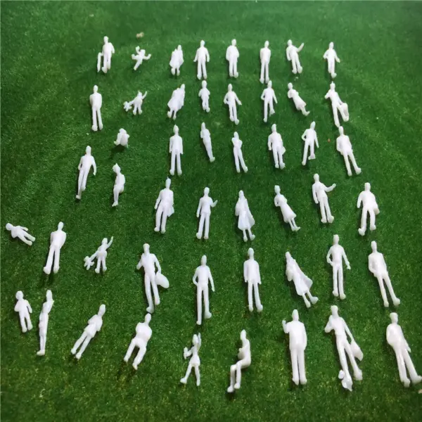 300pcs Mixed Miniature Architect Model Figures - Image 4