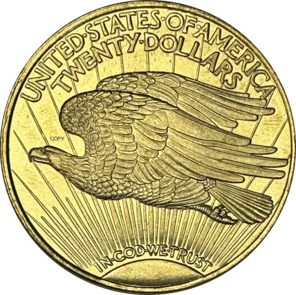 1923 D Saint Gaudens Commemorative Coin Replica - Image 2