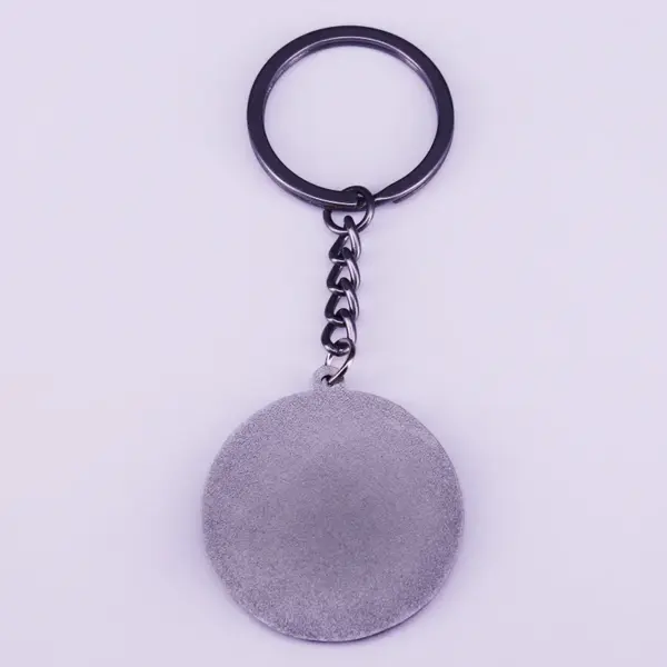 Knights Templar Seal Keychain Silver Plated - Image 2
