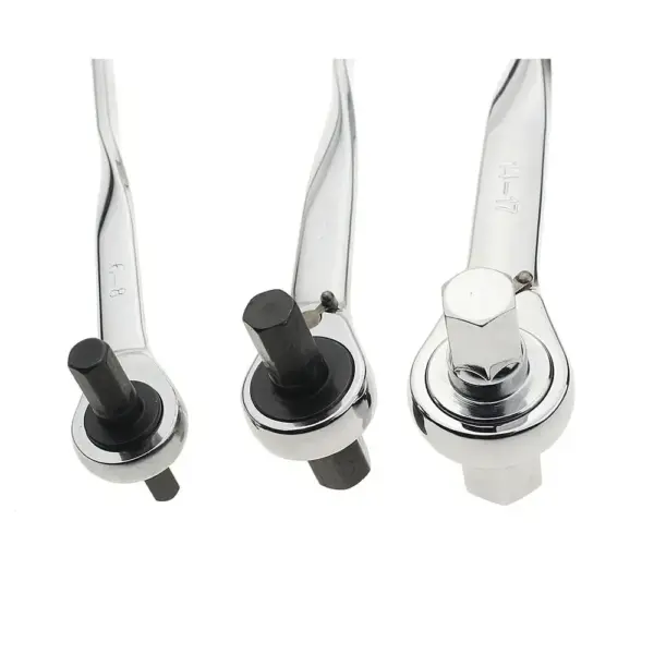 Double End Ratchet Wrench Set Cr-Mo Steel - Image 3