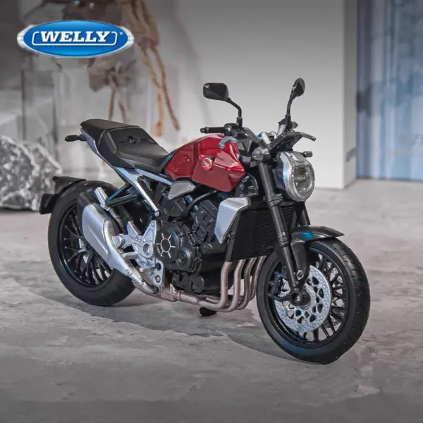 WELLY 1:12 Honda CB1000R Diecast Motorcycle Model - Image 2