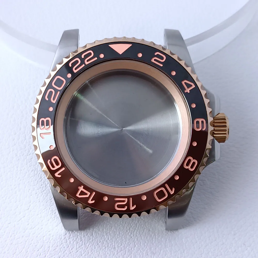 40.5mm Stainless Steel GMT Watch Case NH35/NH36 150 40.5mm Stainless Steel GMT Watch Case NH35/NH36 - Image 150