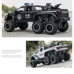 1/28 Raptor F150 Diecast Police Car Model 15 S6d9ae524ae0d4c4ca8242664eed94dfbt