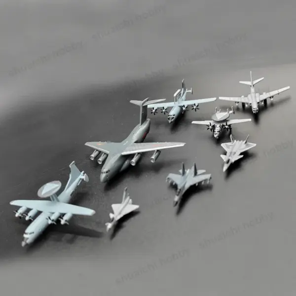 1Set 1/700 Scale Fighter Jet Model Collection - Image 4
