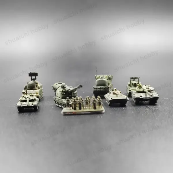 1Set 1/350 Scale T-90 Tank Model Collection - Image 4