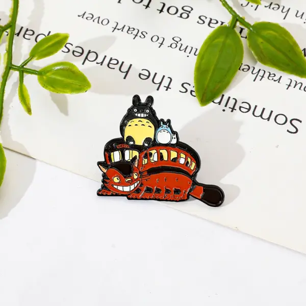 Totoro Metal Badge Brooch Unique Collectible - Image 6