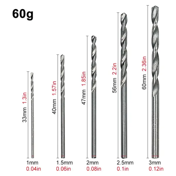 100pc Twist Drill Bit Set for Woodworking - Image 6