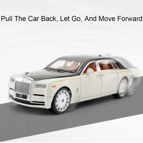 1:20 Scale Alloy Rolls-Royce Phantom Model Car - Image 4