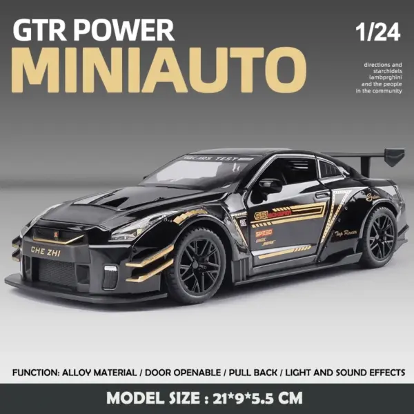 Nissan GTR 1:24 Diecast Model Car - Image 8