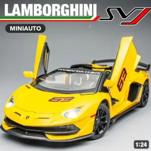 1/24 Lambor Aventador SVJ 63 Diecast Model Car 11 S6e74af10608c468db30b3e22f2f934f1A