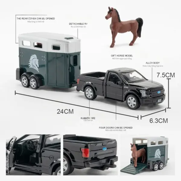 1:36 Scale Land Rover RV Diecast Toy Model - Image 5