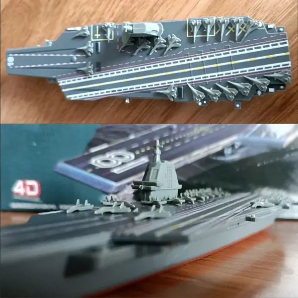 8pcs 1:800 Assembled Warship Model Set - Image 5