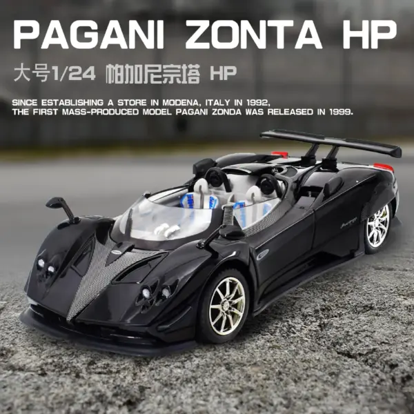1:24 Pagani ZONTA HP Diecast Car Model - Image 2
