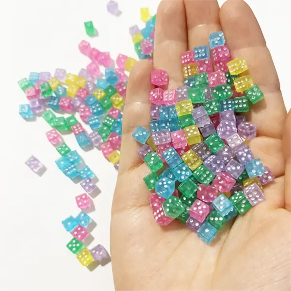 100 Mini 5mm Acrylic D6 Dice Set - Image 6