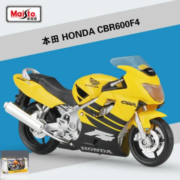 Maisto 1:18 Honda CBR 600F4 Diecast Motorcycle - Image 5