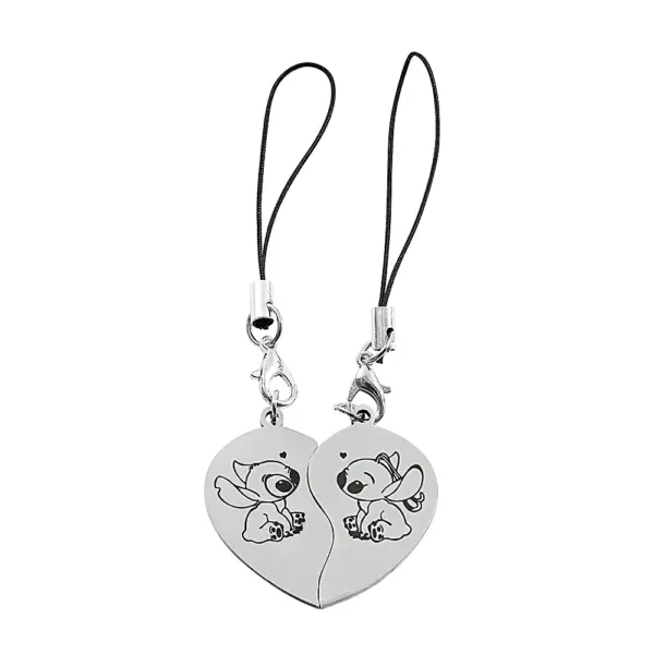 Lilo & Stitch Heart Keychain Friendship Jewelry - Image 15
